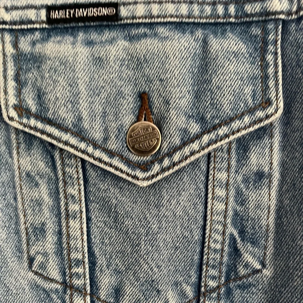 Harley Davidson RARE VTG 95th anniversary JEAN JACKET